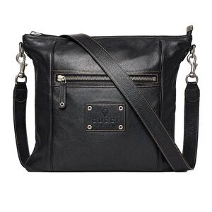 GUCCI Supreme Black Leather Oversized Hysteria Crossbody Bag GUCCI DUST BAG